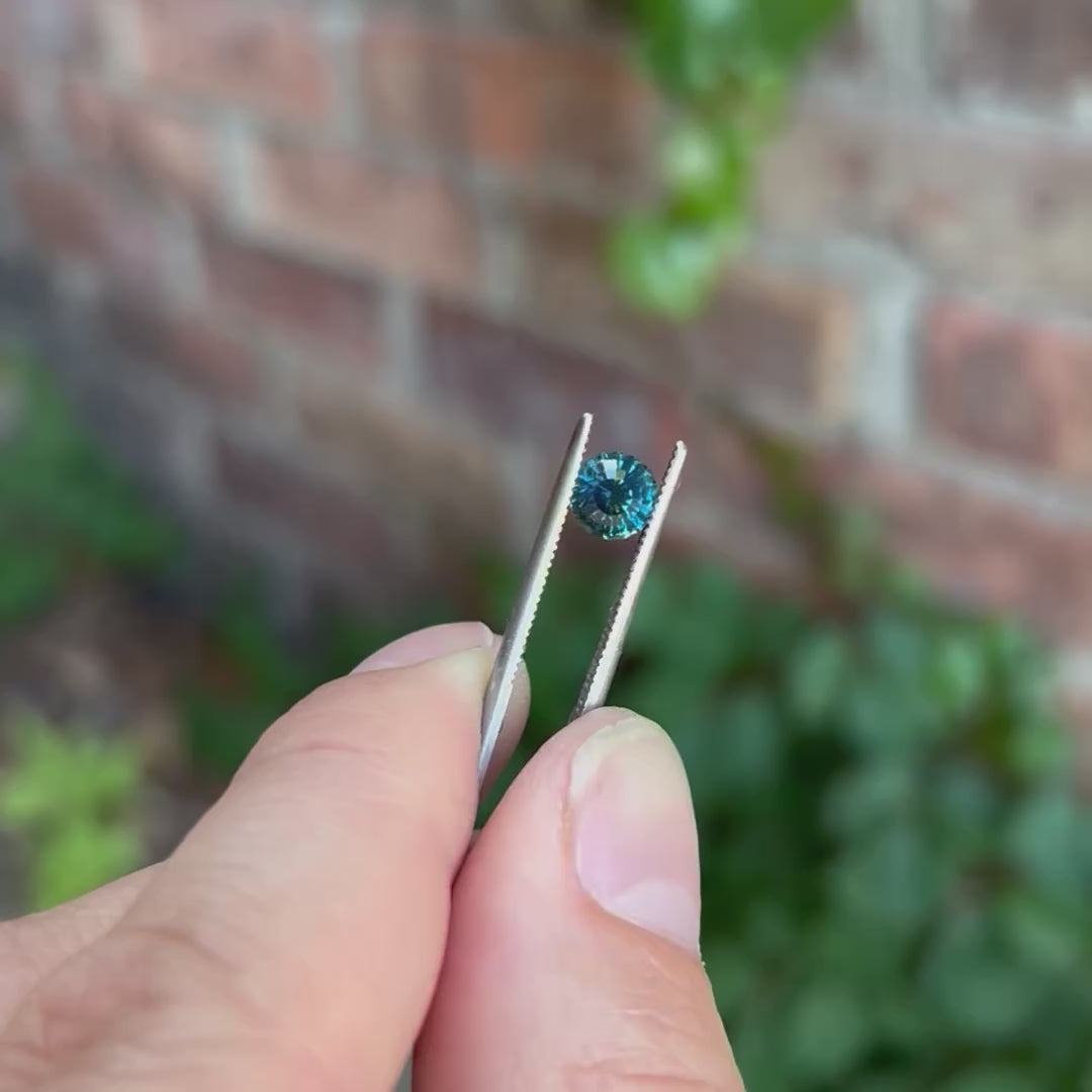 Mixed Round Step Cut Montana Sapphire 1.48 Carats