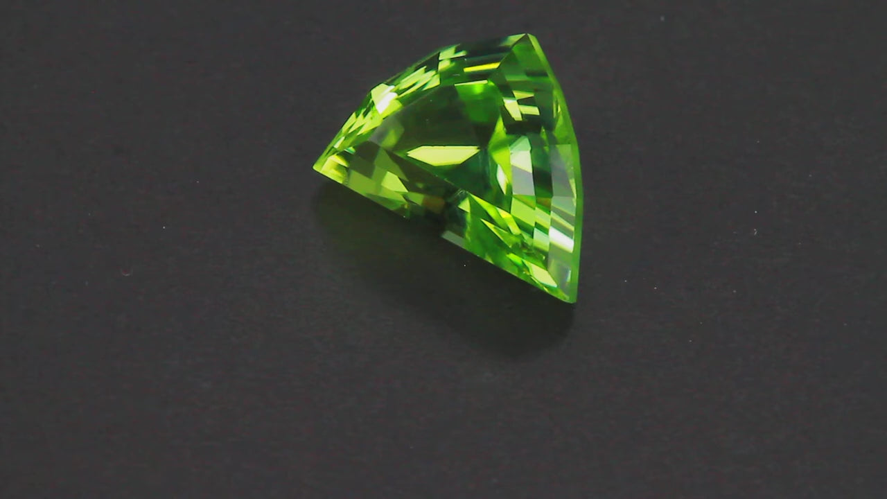 Freeform Step Cut Pakistani Peridot 6.00 Carats
