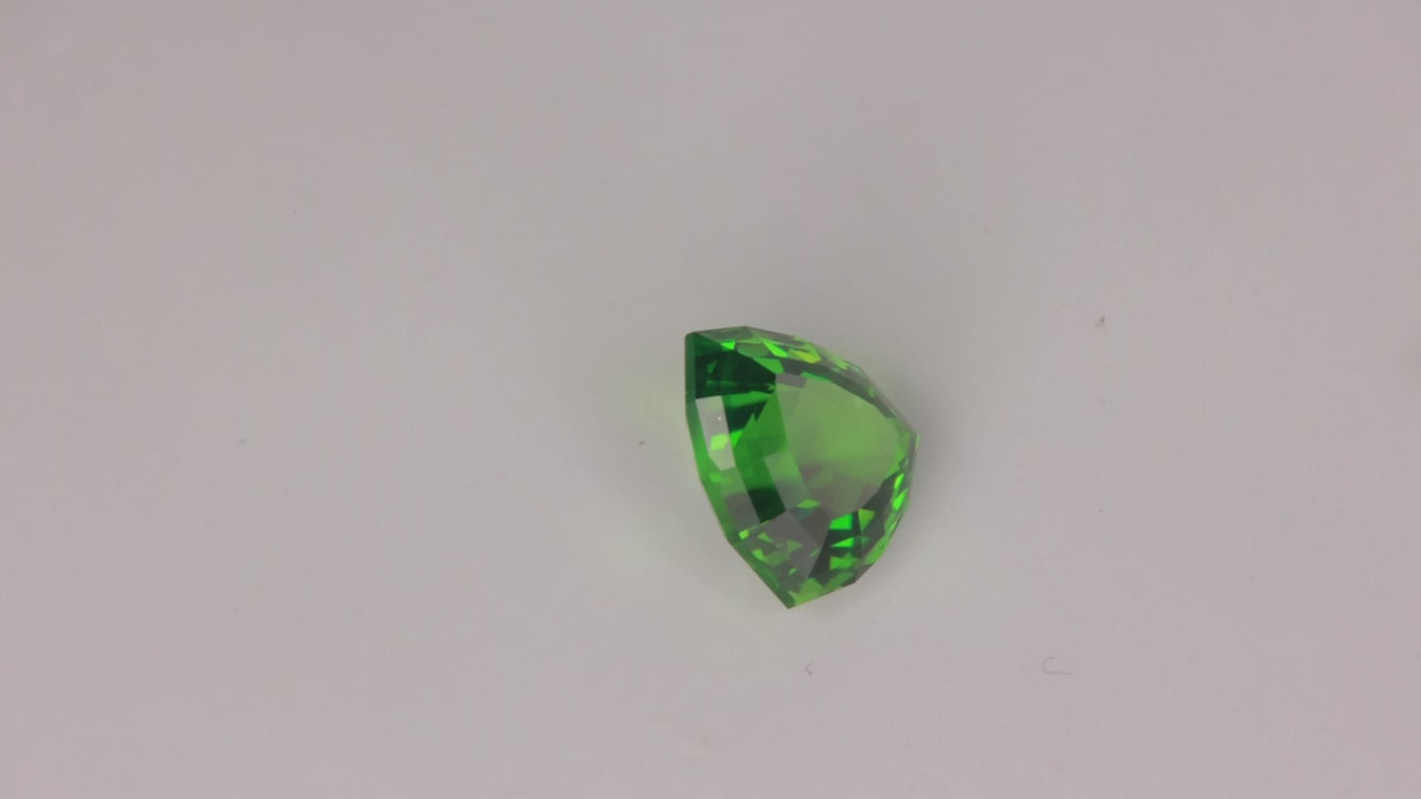 Step Shield Cut Chrome Tourmaline From Tanzania 2.91cts