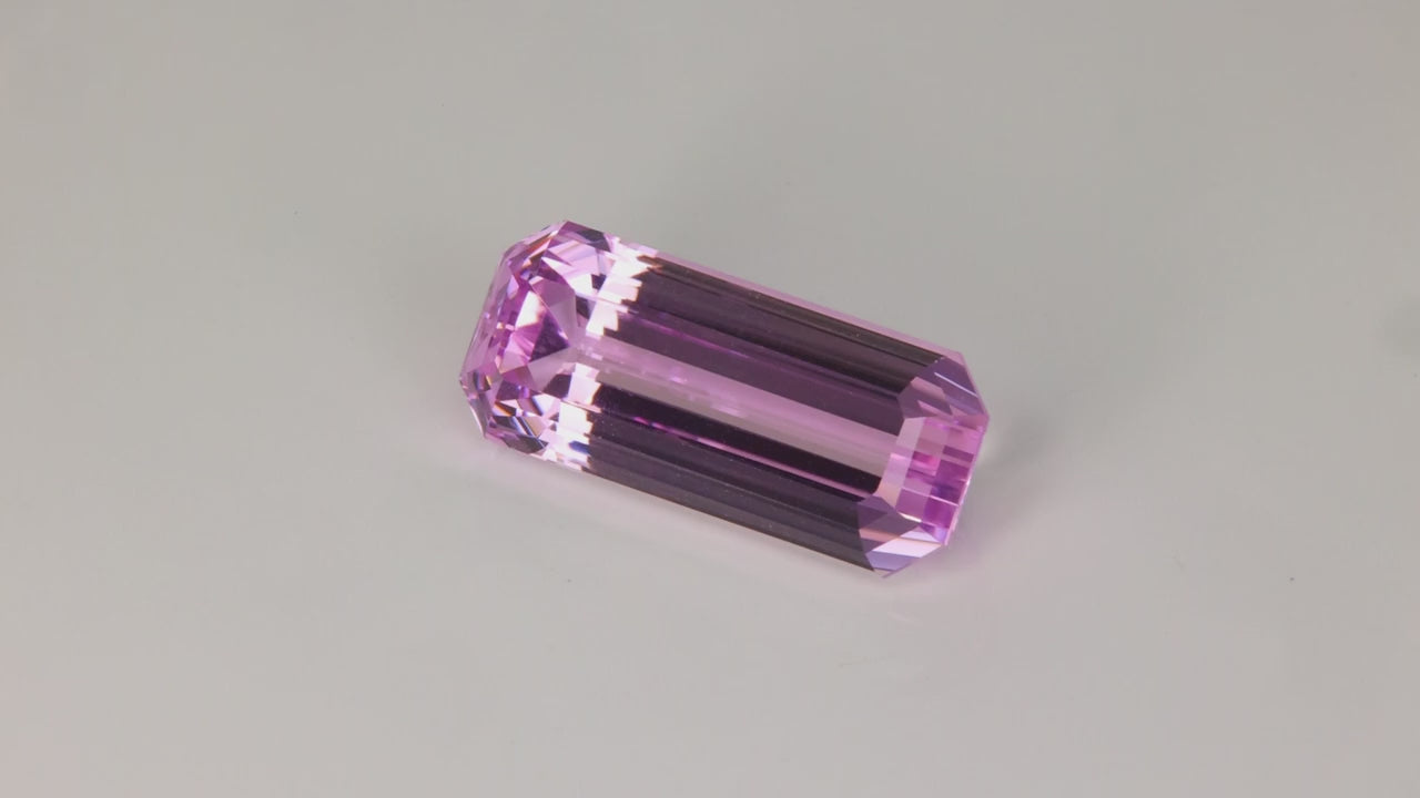 Emerald Cut Kunzite (Pink Spodumene) 39.28 Carats