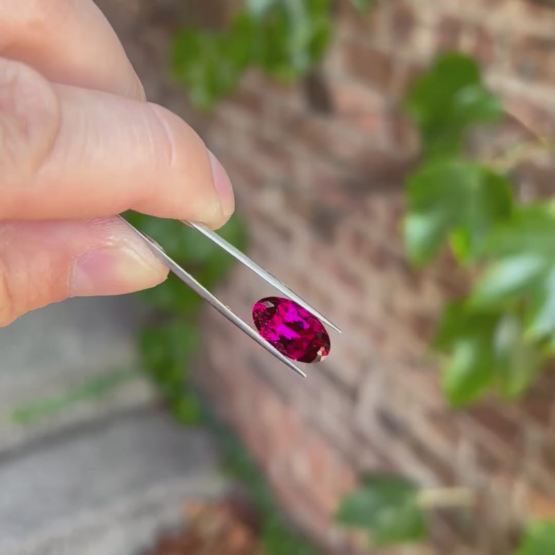 Oval Cut Rubellite Tourmaline 4.49 Carats