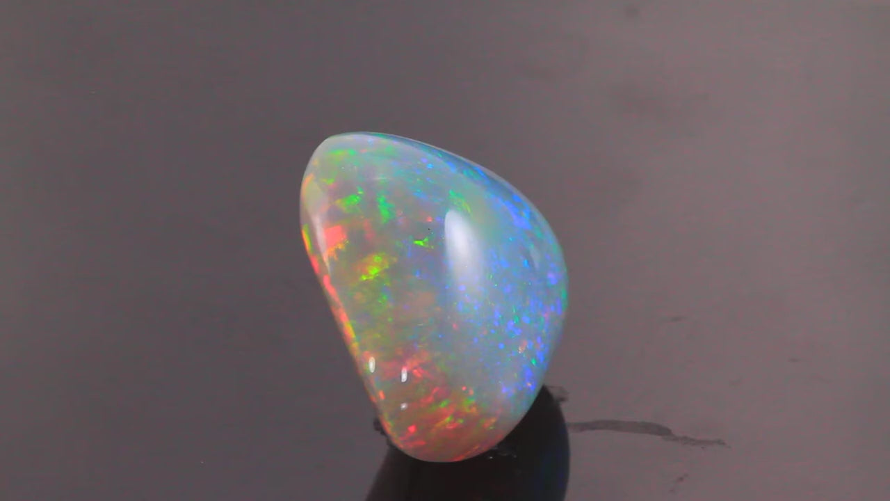 Rainbow Color Cabochon Welo Opal 34.38 Carats