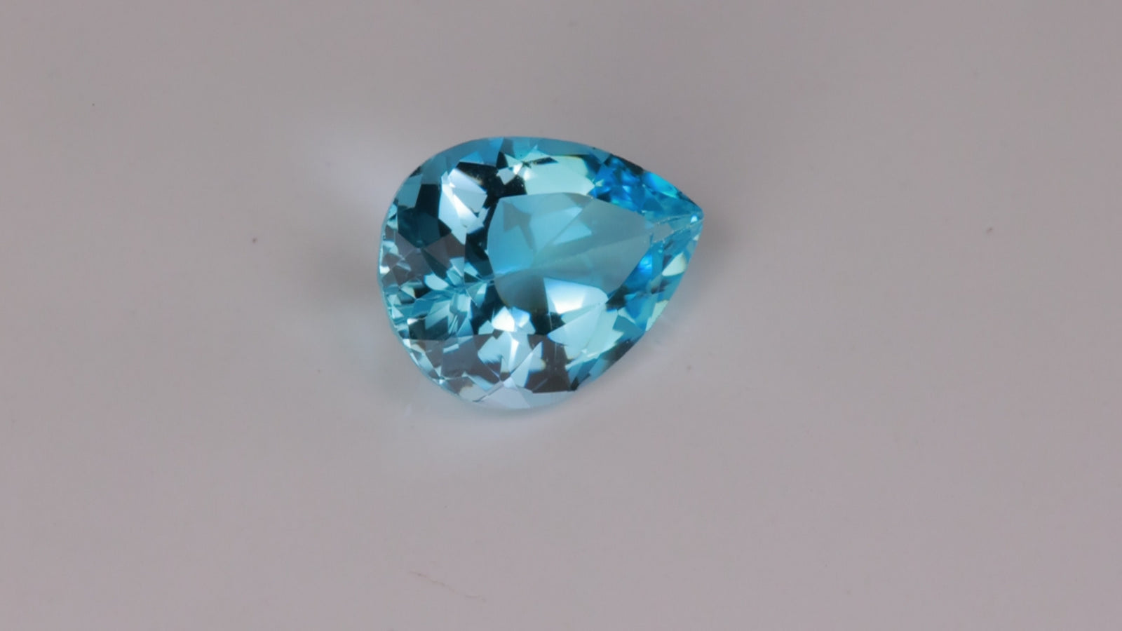Pear Shape Brilliant Cut Aquamarine 3.25 Carats