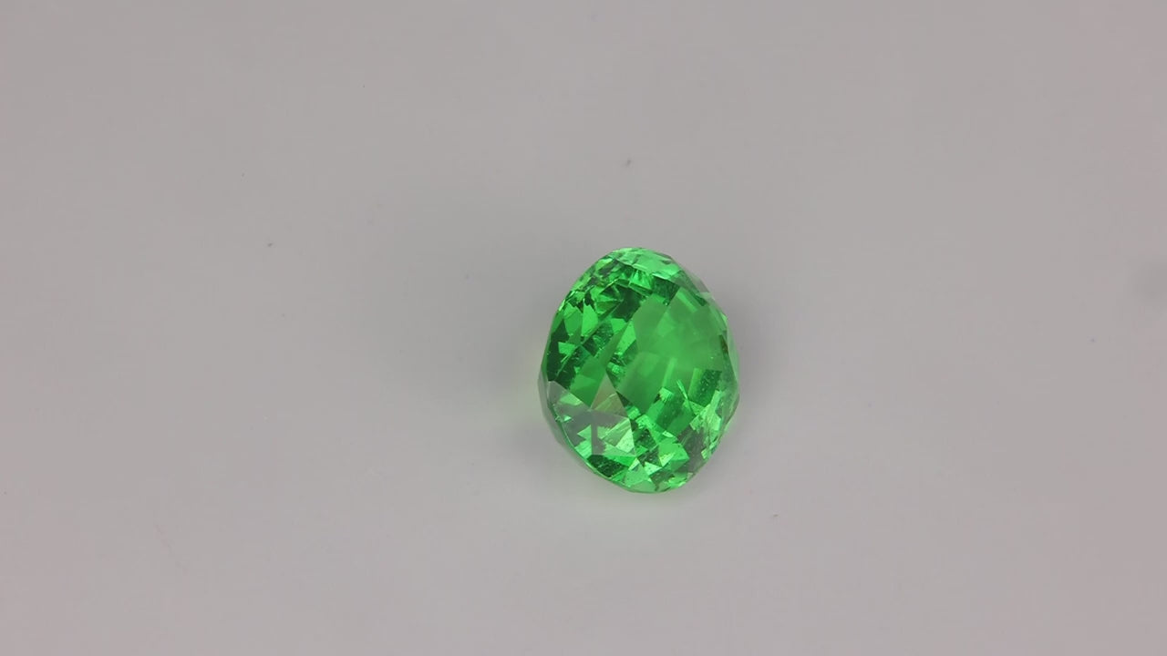 Oval Cut Tsavorite Garnet 5.12 Carats