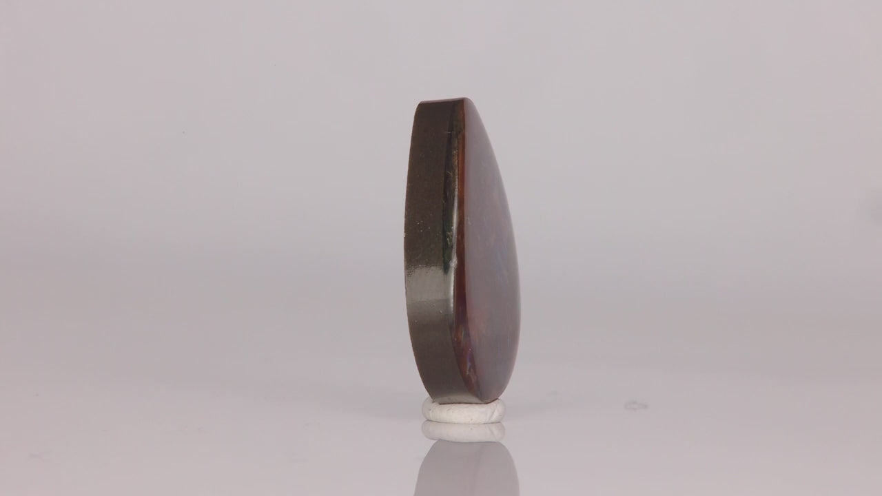 Pear Cabochon Cut Ammolite 13.05 Carats