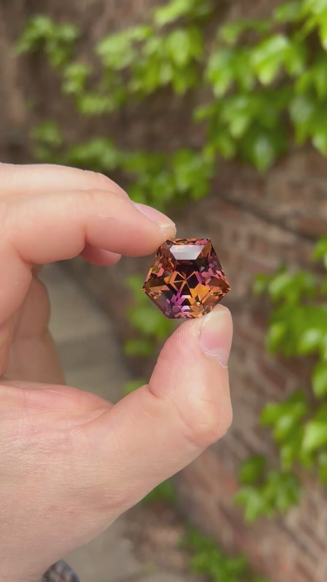 Shield Cut Ametrine From Bolivia 53.36 Carats