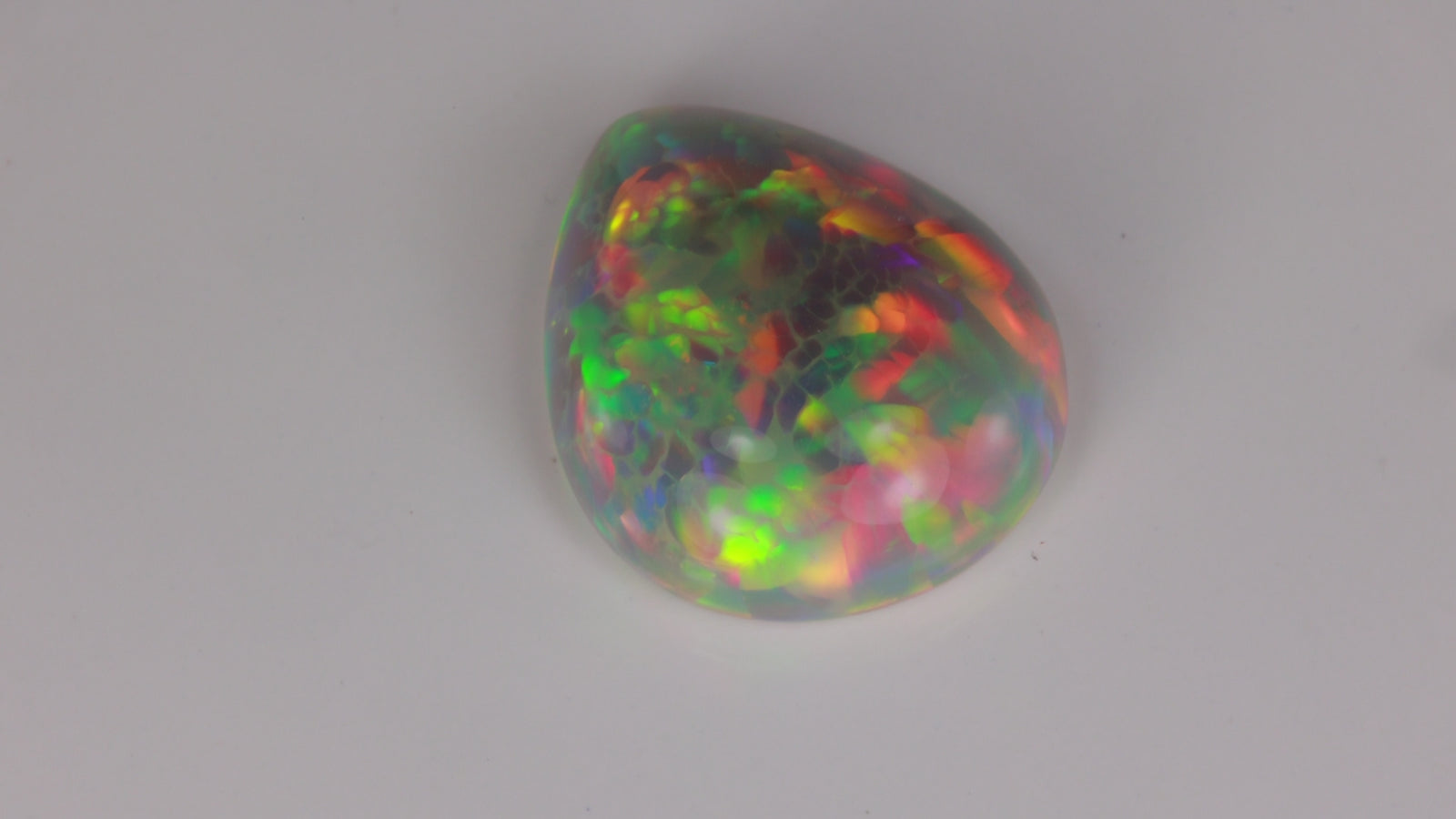 Pear Shape Black Ethiopian Opal 22.70 Carats
