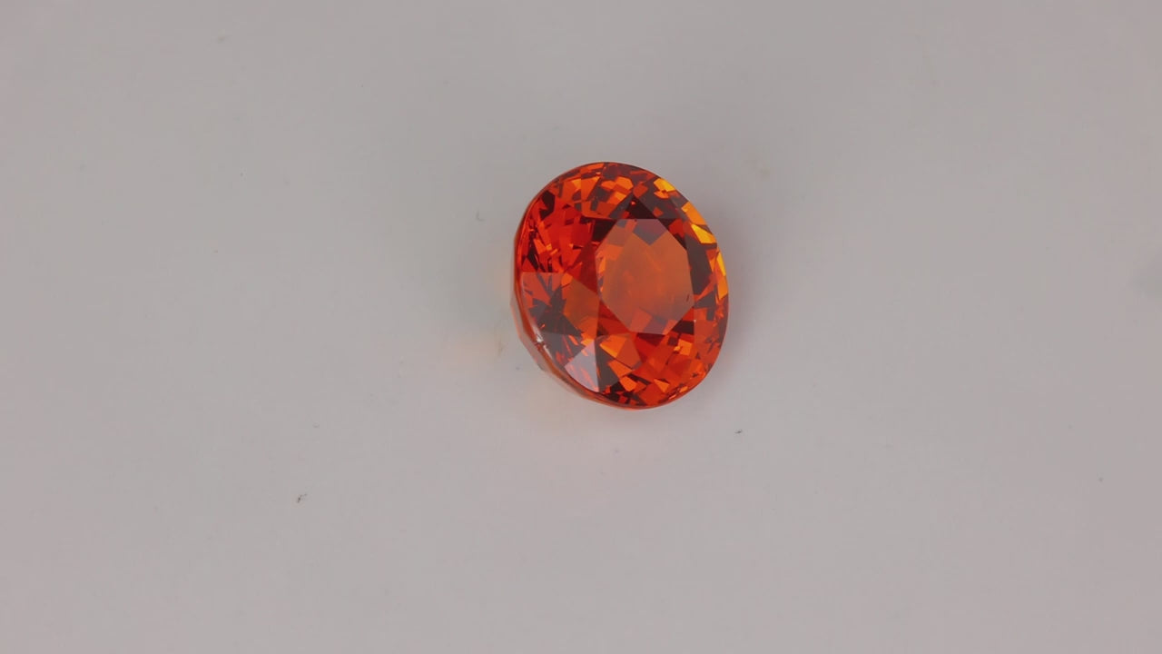 Mixed Round Brilliant Spessartite Garnet 4.16 Carats