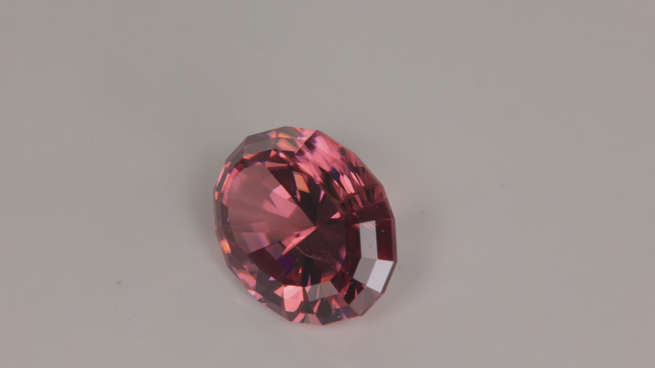 Oval Imperial Zircon Gemstone 8.30 Carats