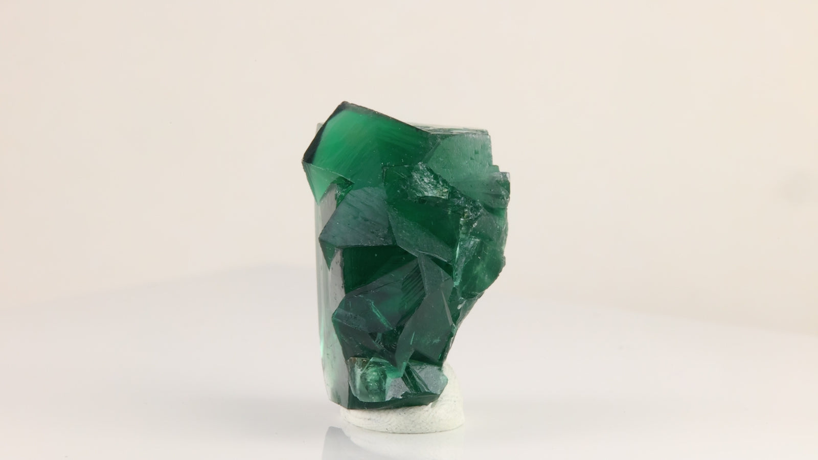 Deep Emerald Green Rogerley Fluorite Intergrown Crystals 34.36 Grams