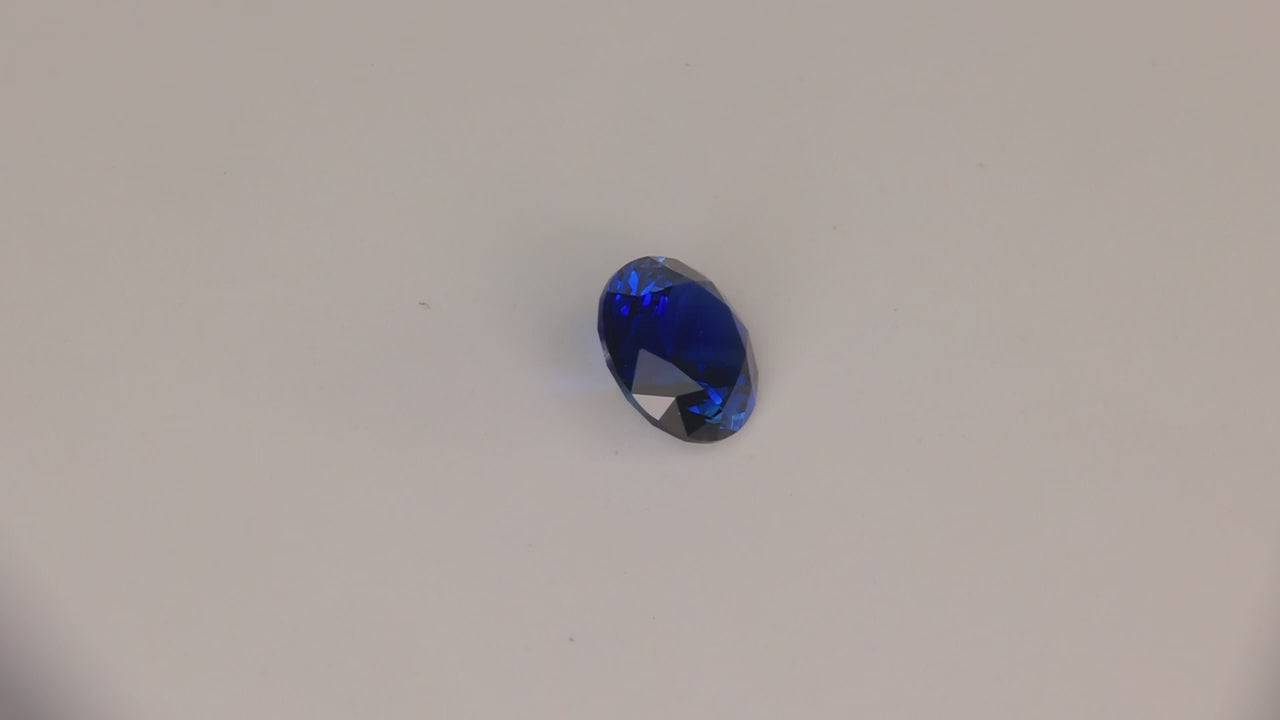 Round Brilliant Cut Sapphire From Nigeria 1.44 Carats