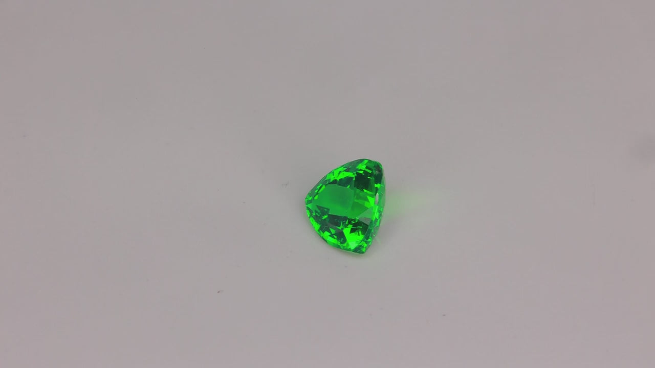Trilliant Cut Tsavorite Garnet From Kenya 1.31 Carats