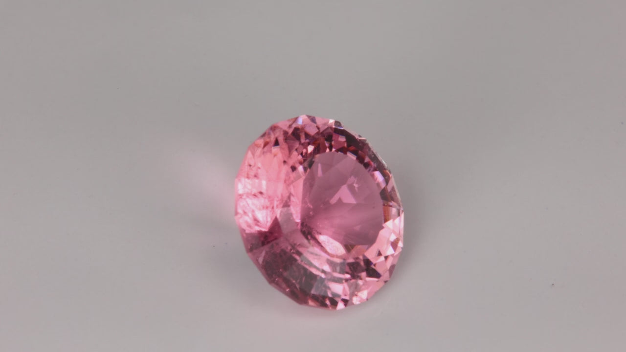 Round Brilliant Cut Tourmaline 9.03 Carats