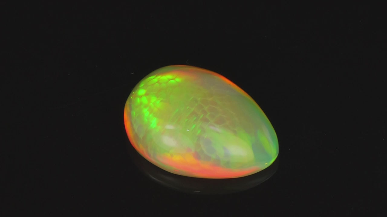Pear Shape Cabochon Cut Opal 8.38 Carats