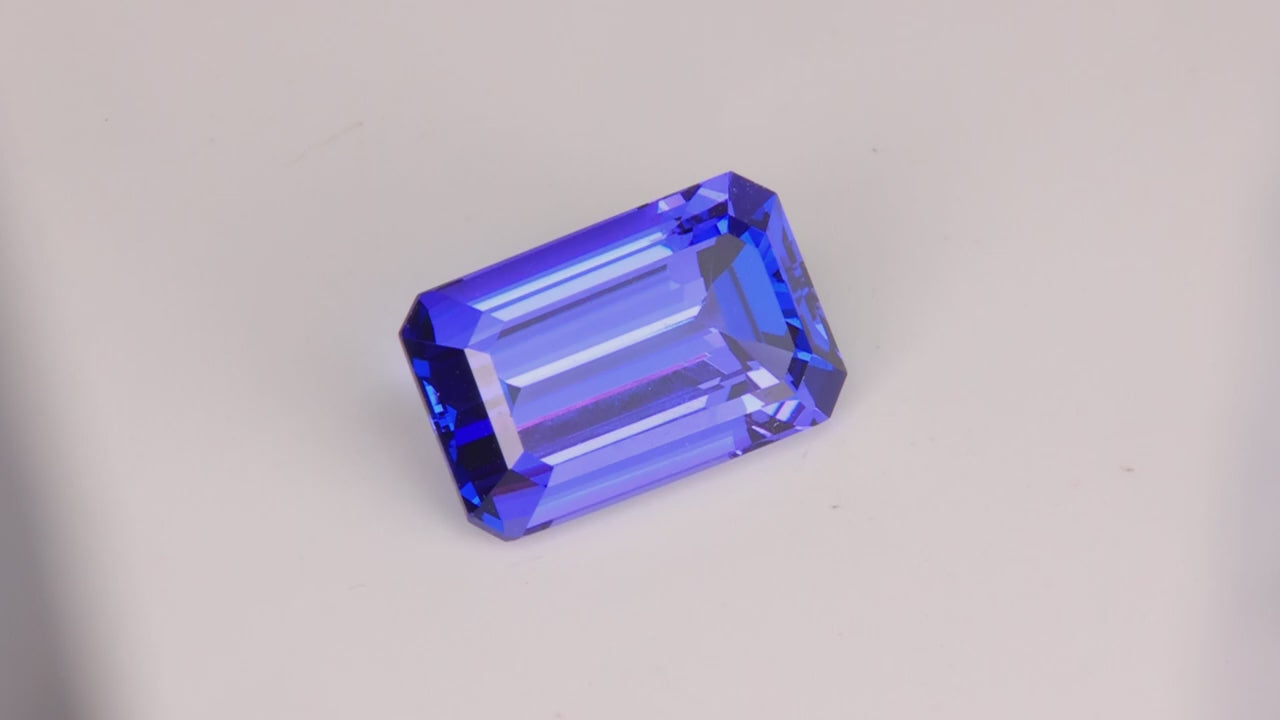 Emerald Cut Tanzanite 6.45 Carats