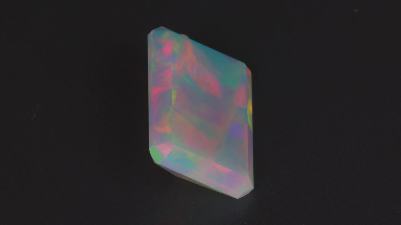 6.15ct Emerald Cut Ethiopian Opal