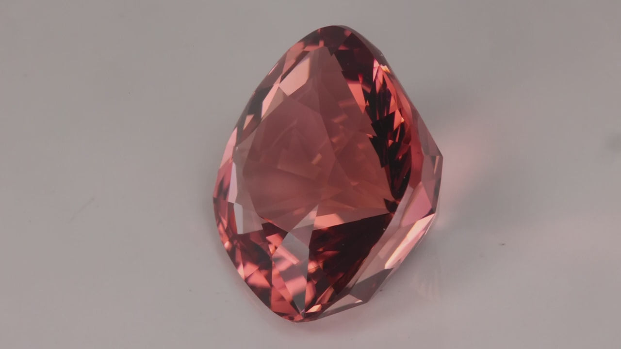 Antique Cushion Cut Tourmaline From Congo 28.49cts