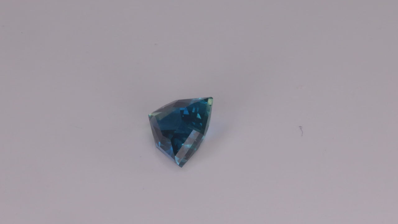 Shield Like Trilliant Cut Sapphire 2.33 Carats