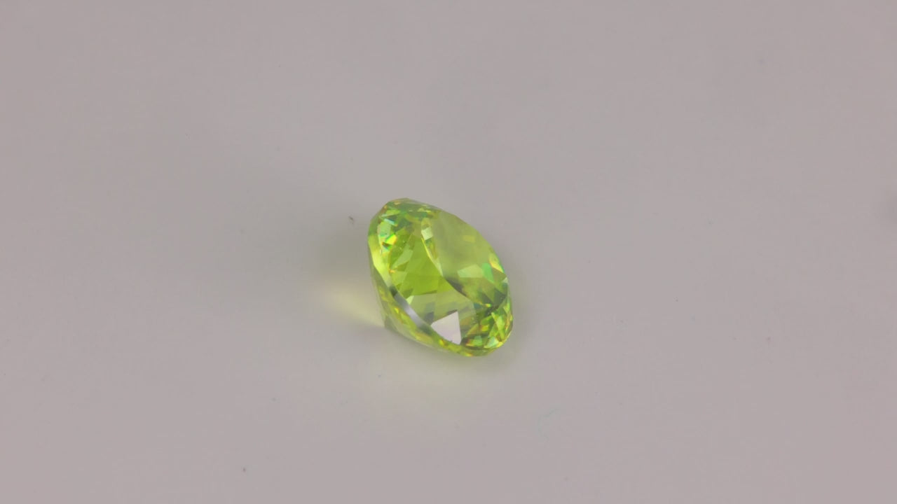 Round Brilliant Cut Sphene 2.66 Carats