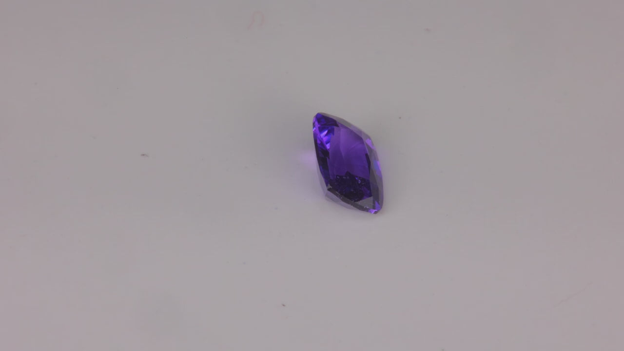 Antique Cushion Cut Purple Sapphire 1.01 Carats NATURAL UNHEATED COLOR