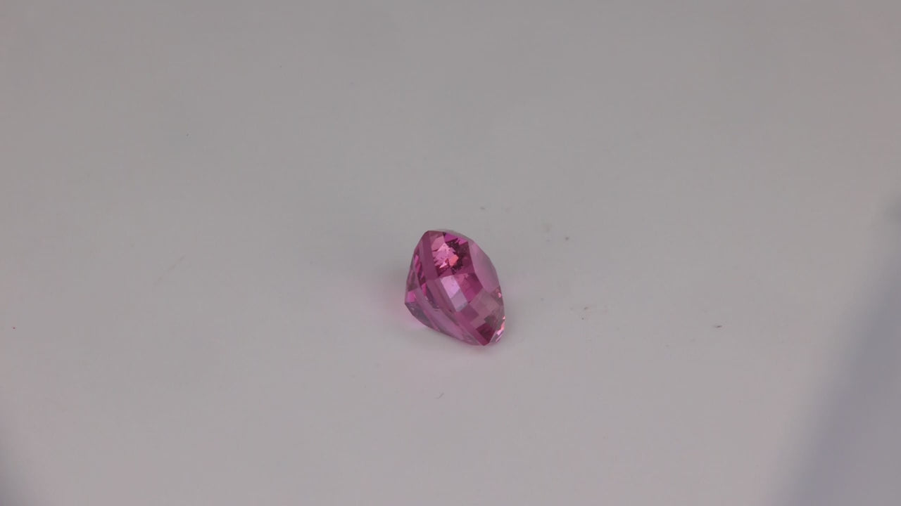 Brilliant Emerald Cut Pink Sapphire 1.53 Carats