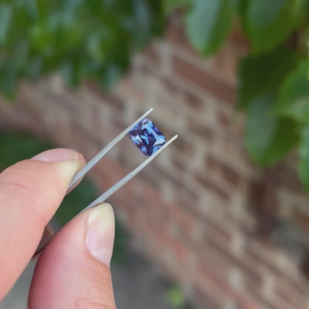 💎HIDDEN GEM | Radiant Style Emerald Cut Unheated Sapphire 3.51 Carats
