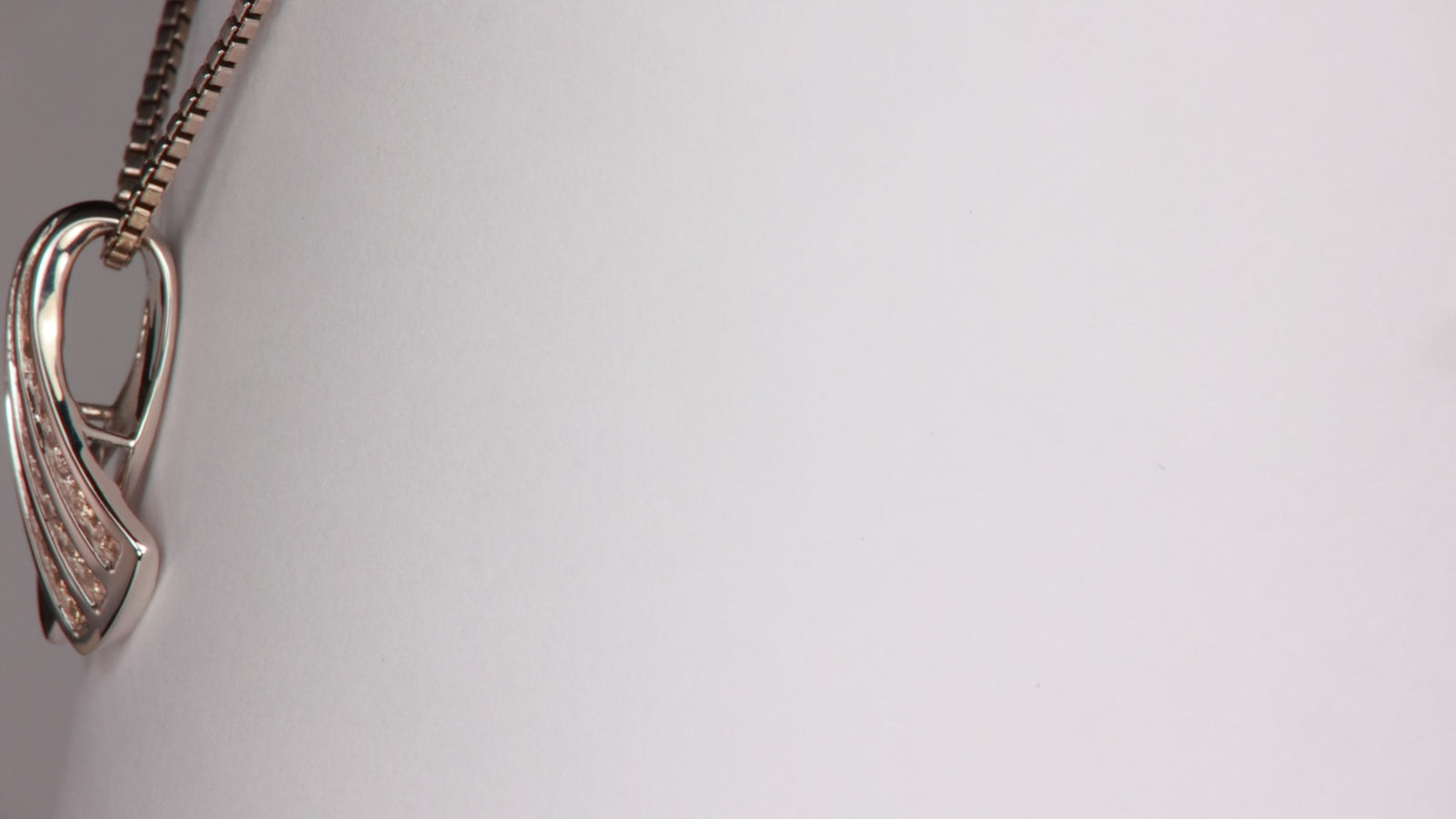 Rhodium Plated 14K Yellow Gold And Champagne Diamond Pendant