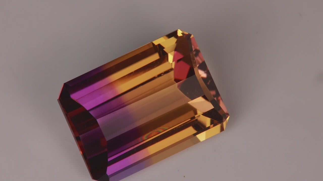 Emerald Cut Ametrine 14.58 Carats