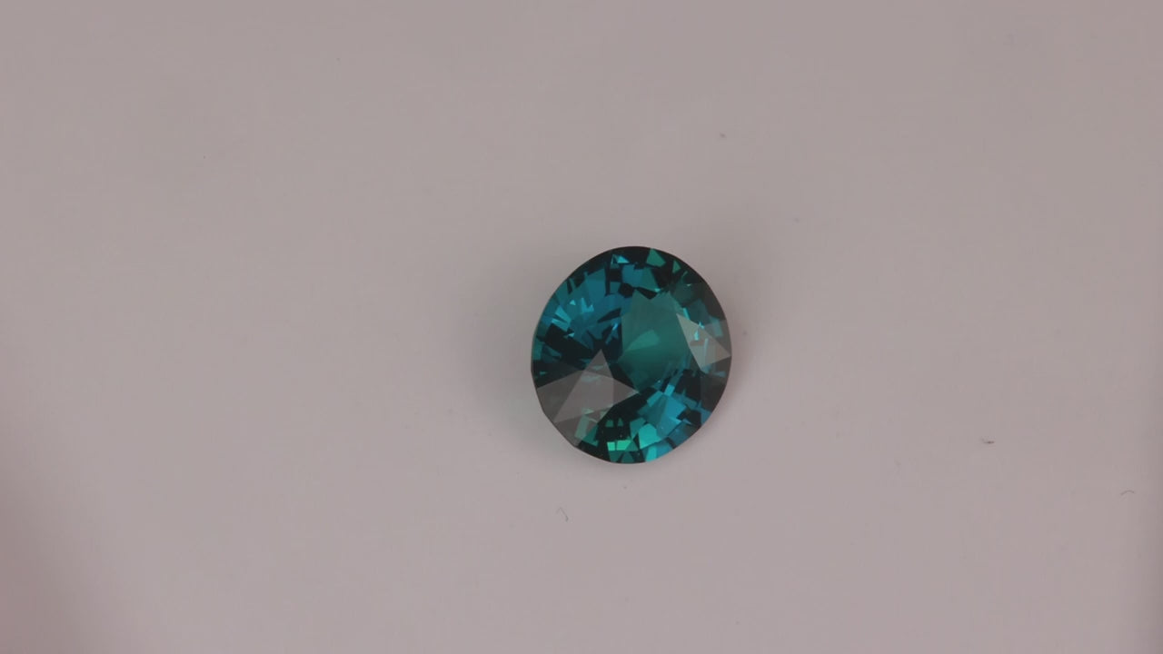 Oval Cut Teal Sapphire From Madagascar 1.52 Carats