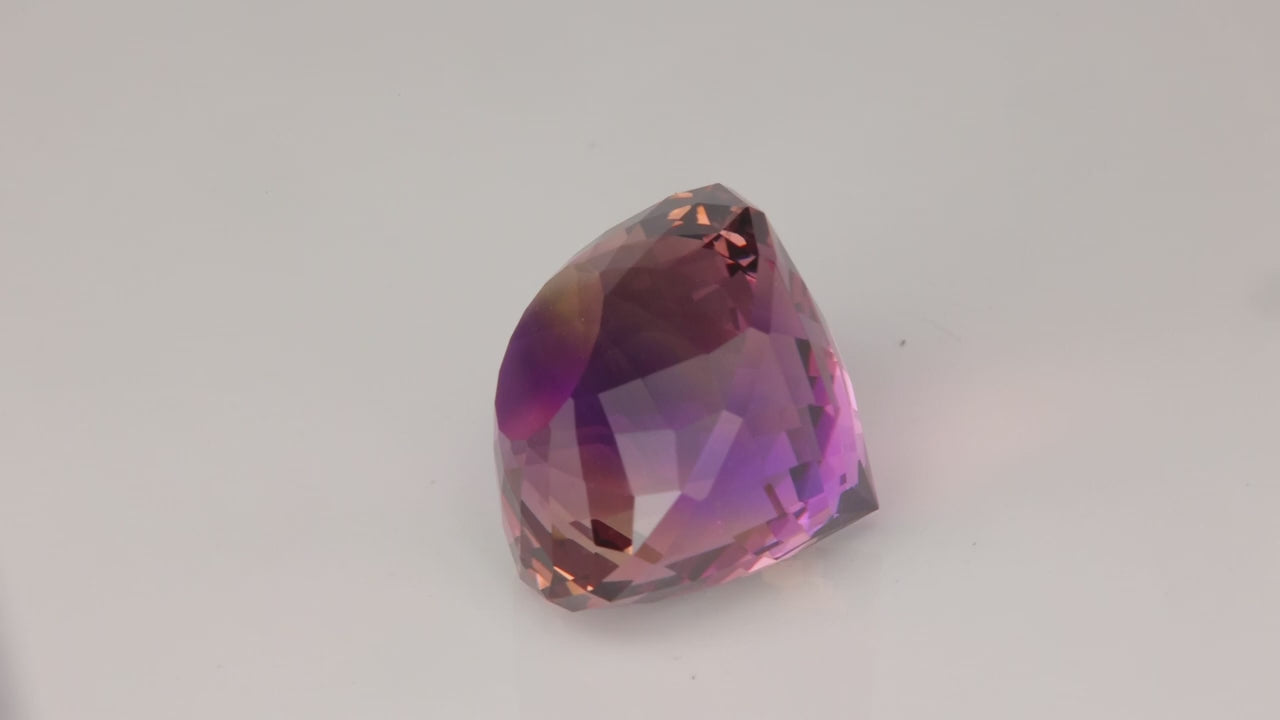 Round Portuguese Cut Ametrine 35.63 Carats