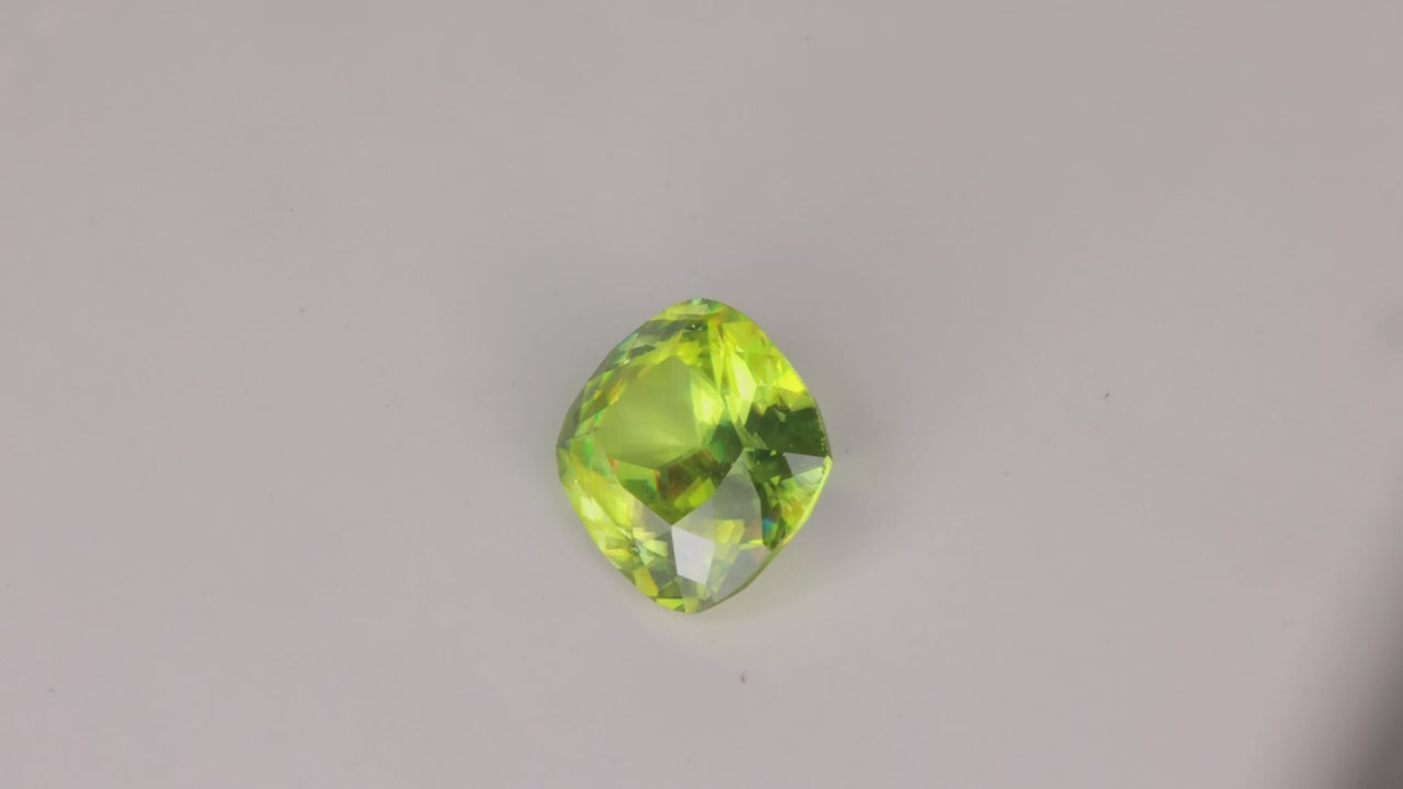 Antique Cushion Cut Sphene 3.07 Carats