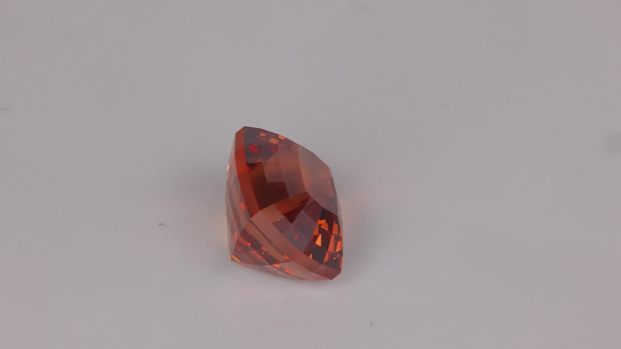 Antique Cushion Cut Garnet From Tanzania 5.67 Carats