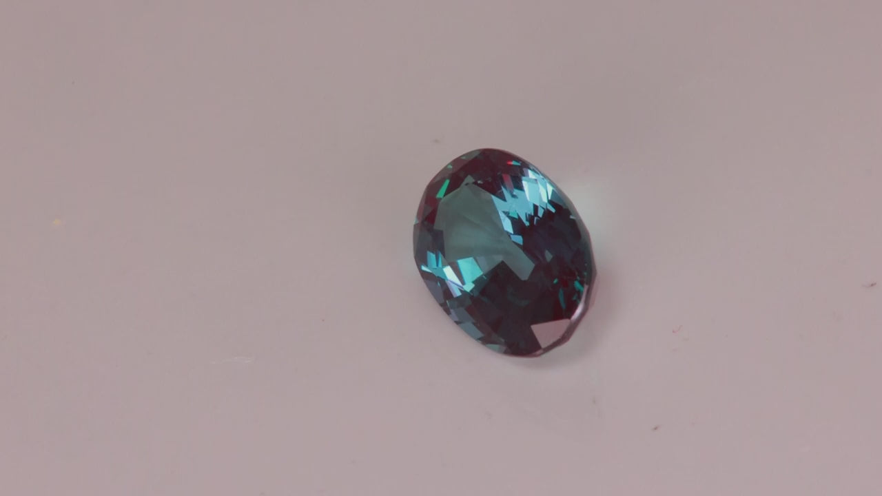 Oval Cut Alexandrite From India 1.39 Carats