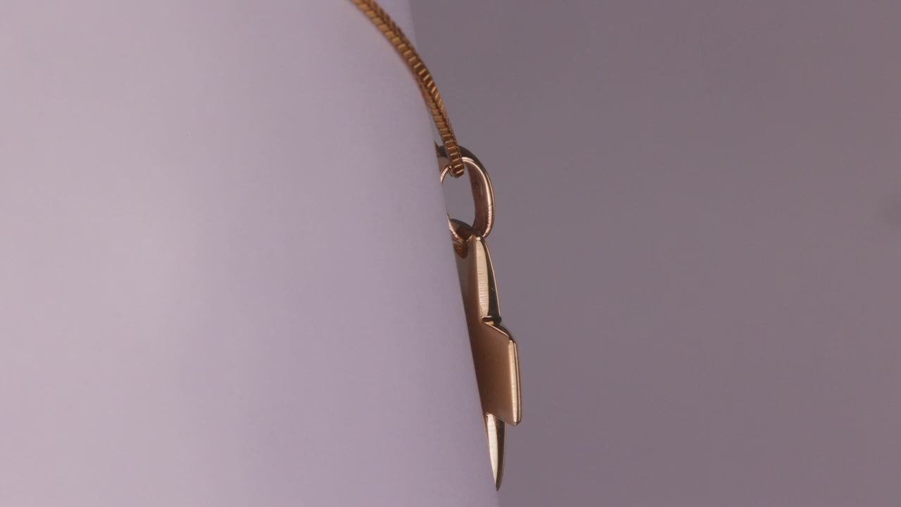 14K Yellow Gold Cross Pendant