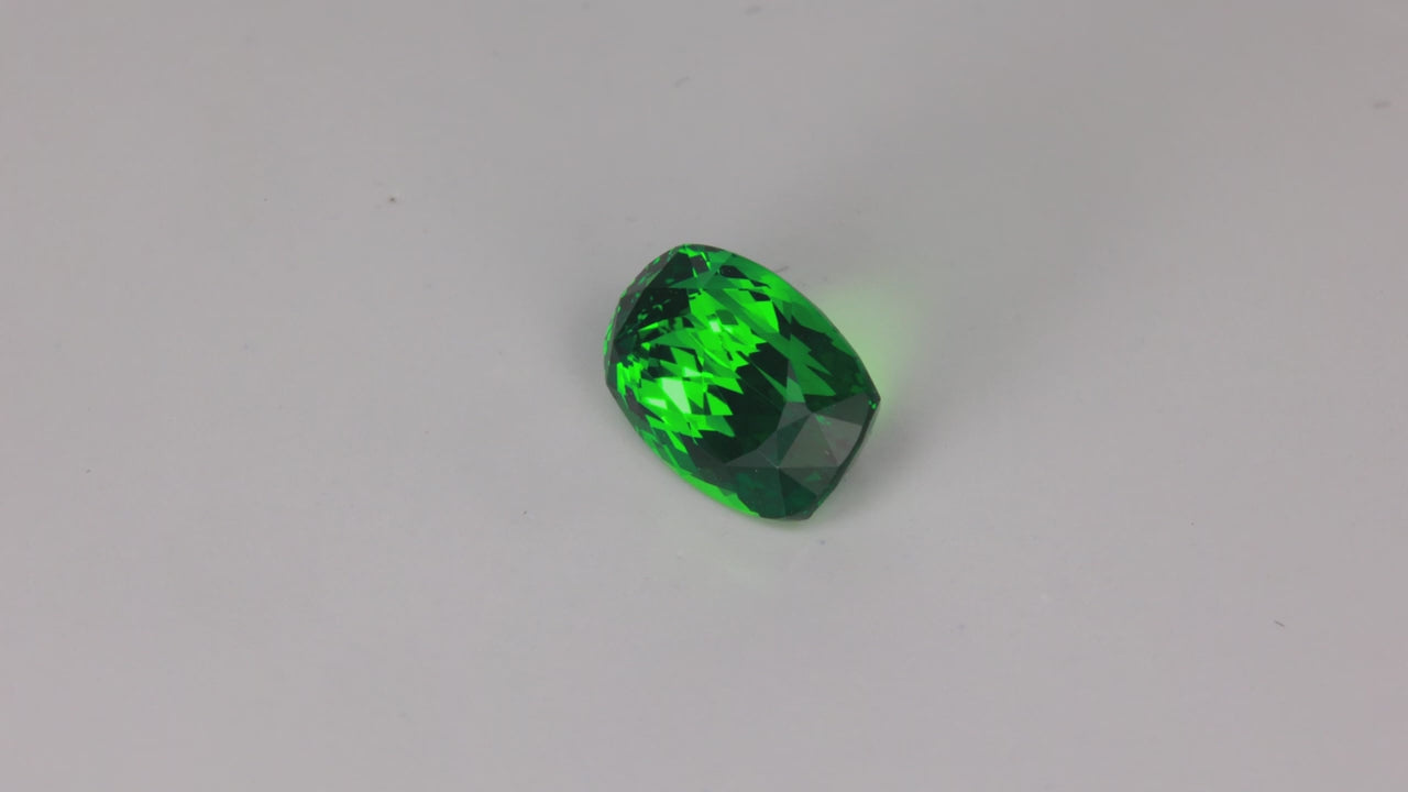 Antique Cushion Tsavorite Garnet 2.47 Carats