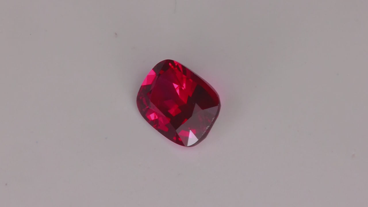 Antique Cushion Cut Ruby 1.04 Carats