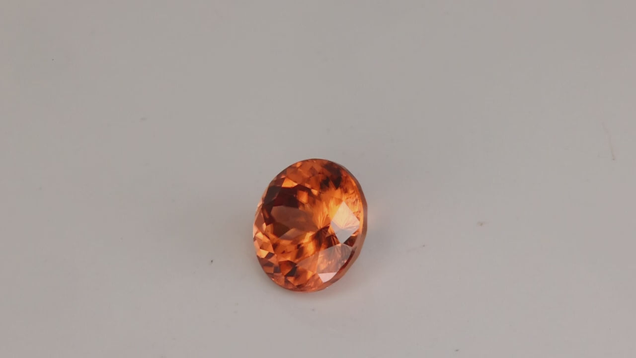 Round Brilliant Cut Imperial Zircon 2.05 Carats