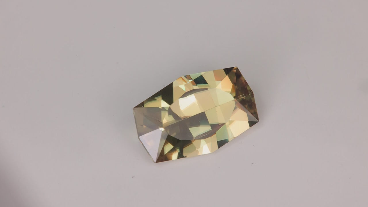 Octagonal Cushion Cut Turkish Diaspore 8.89 Carats
