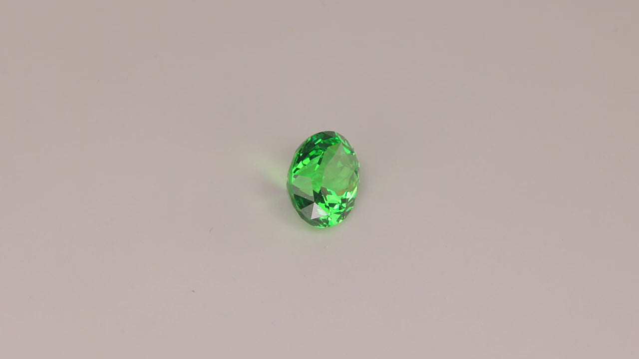 Oval Tsavorite Garnet Gemstone 2.21 Carats