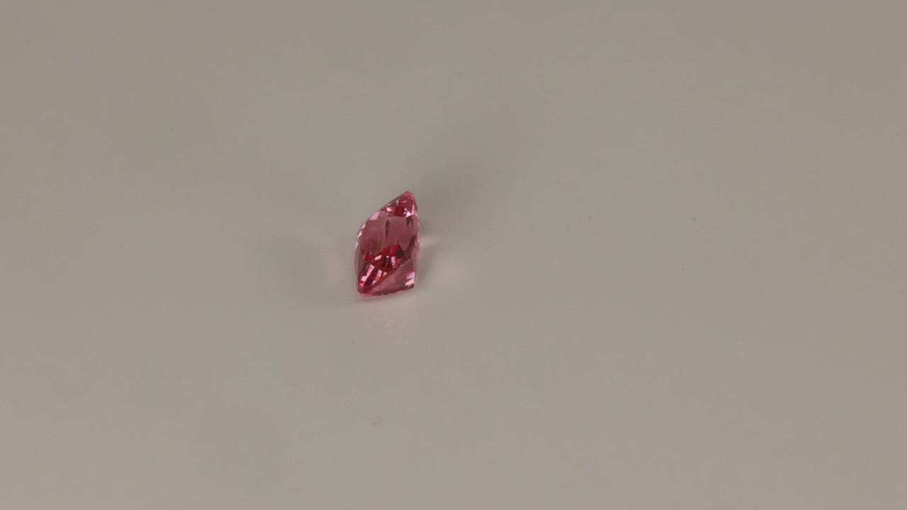 Antique Cushion Mahenge Malaya Garnet 1.24 Carats
