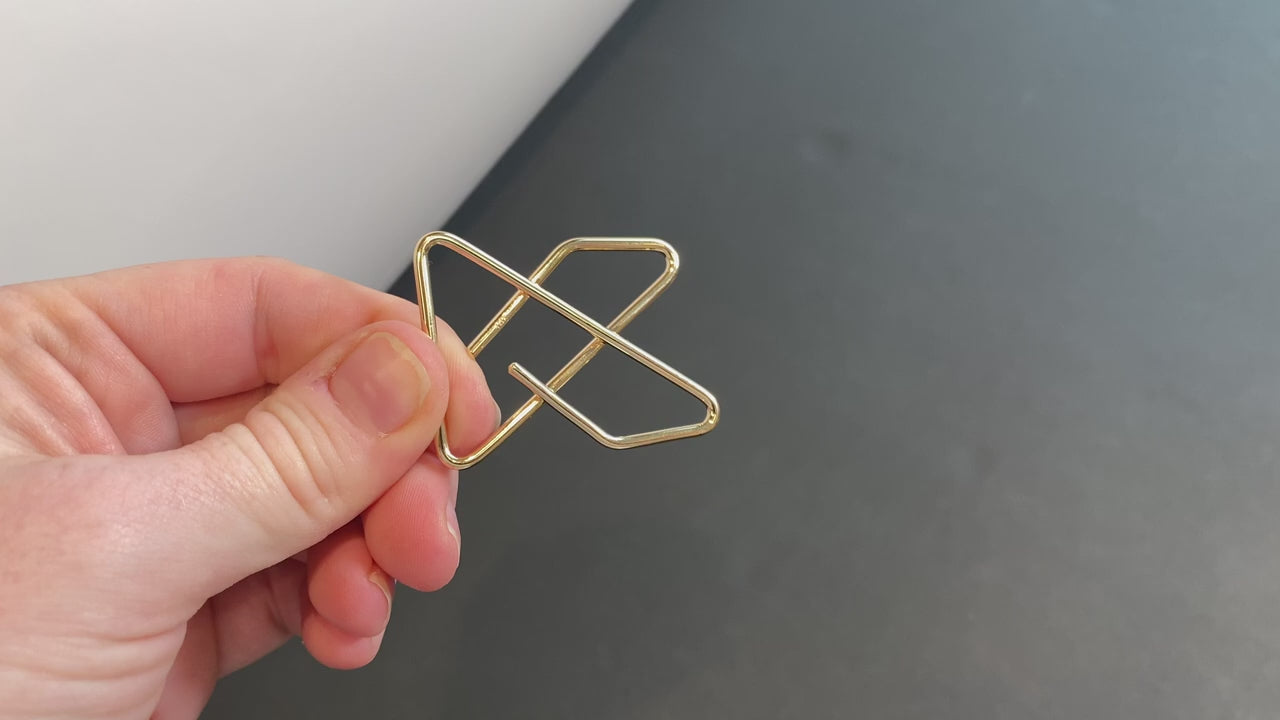 14K Yellow Gold Money Clip