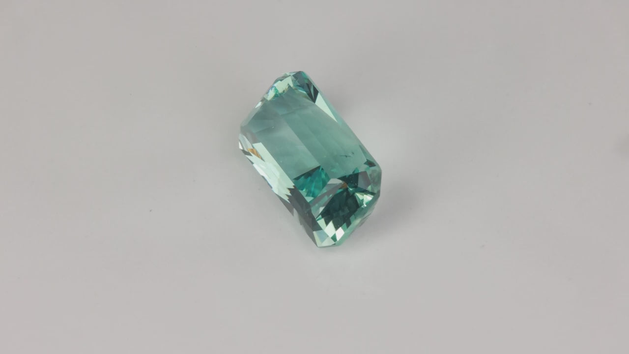 Barion Style Emerald Cut Aquamarine from Tanzania 5.94cts