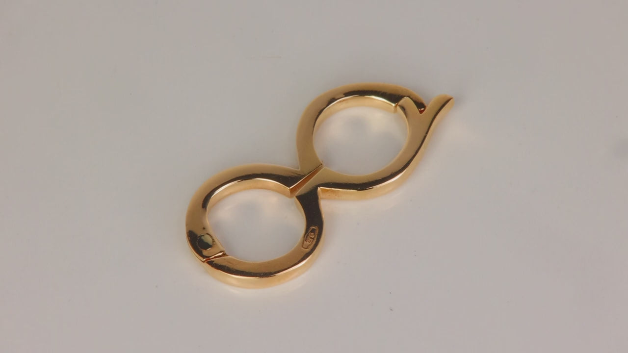 9K Yellow Gold Pearl Shortener For 8mm Pearls