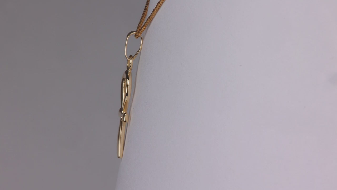 14K Yellow Gold Ankh Pendant