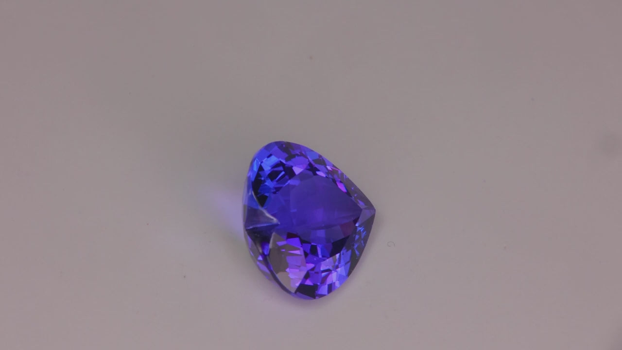 🚨30% OFF w/ Code BLUE30 | Heart Shape Brilliant Cut Tanzanite 7.31 Carats