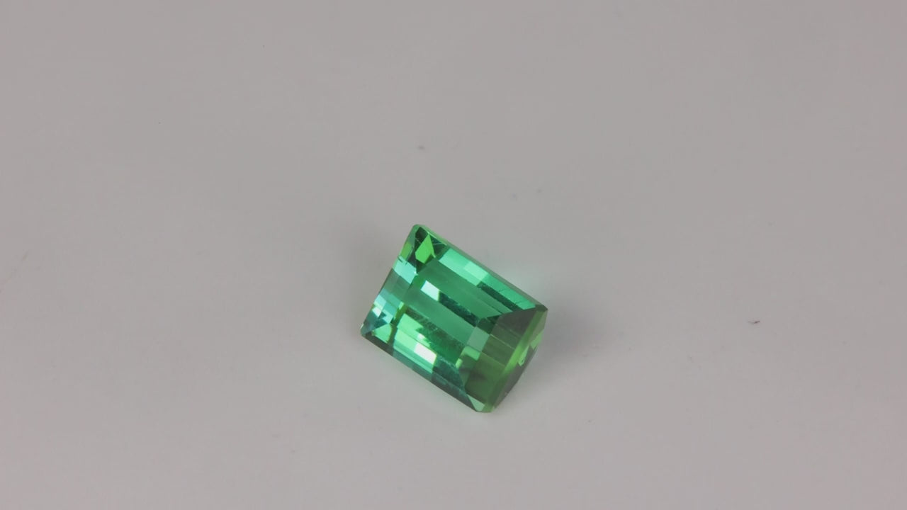 Emerald Cut Tourmaline From Brazil 1.24 Carats