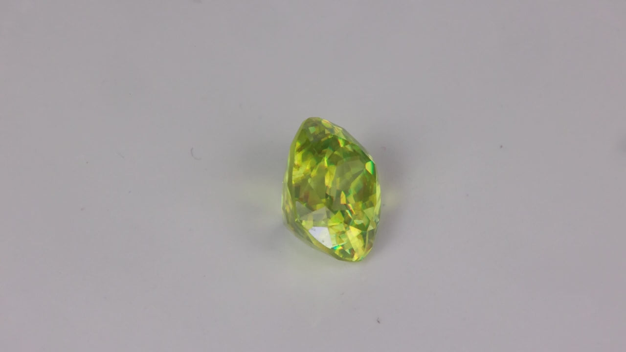 Antique Cushion Cut Sphene From Zimbabwe 2.78 Carats