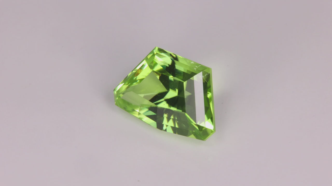 Stepped Trapezoid Peridot 8.63 Carats