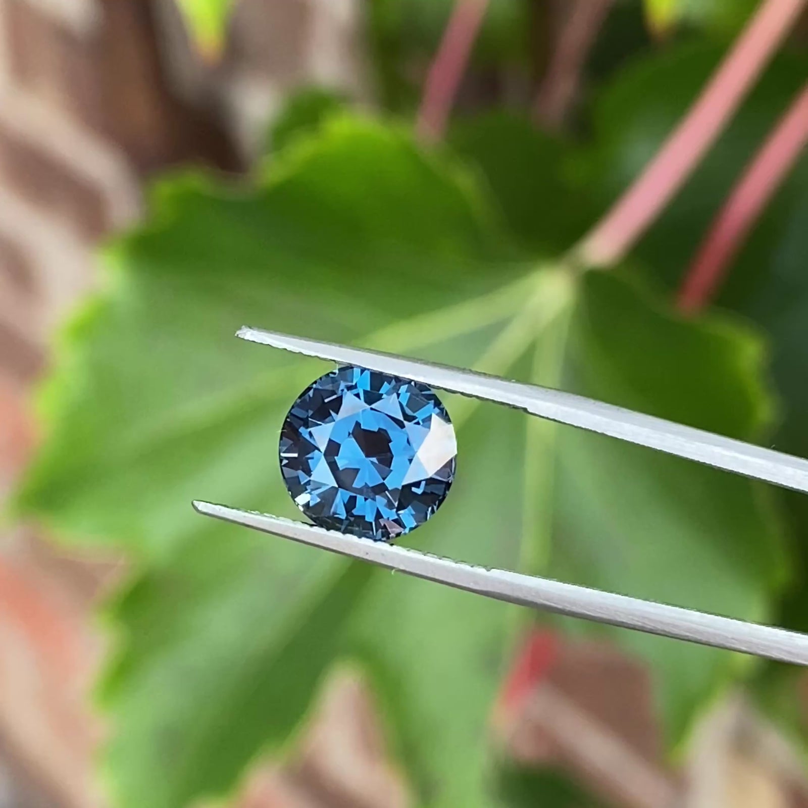 Round Stepped/Brilliant Cut Cobalt Spinel 3.58 Carats