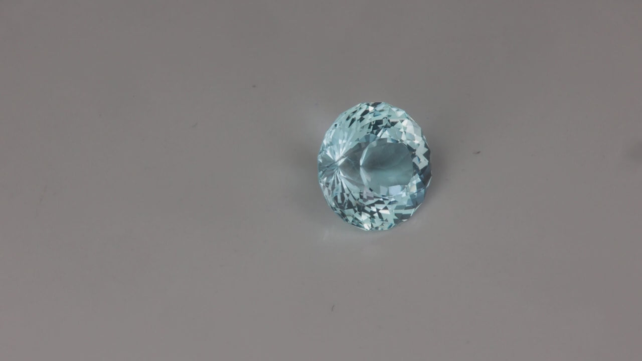 Round Portuguese Cut Aquamarine 2.04 Carats